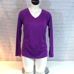 Jockey Athletic Woman's Purple Long‎ Sleeveshirt M